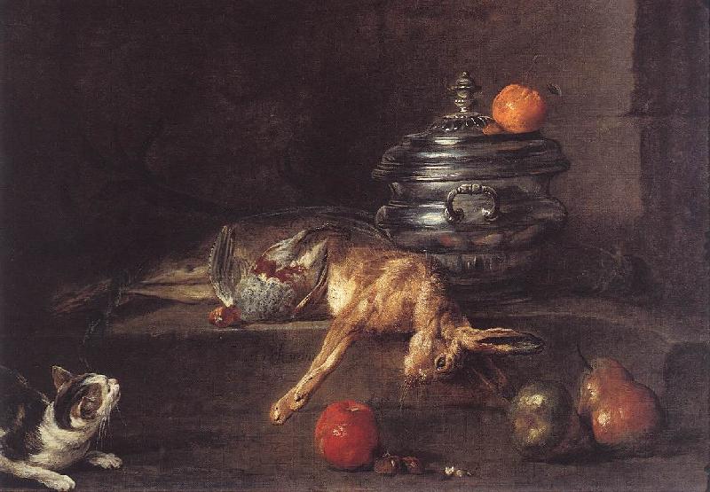 jean-Baptiste-Simeon Chardin The Silver Tureen